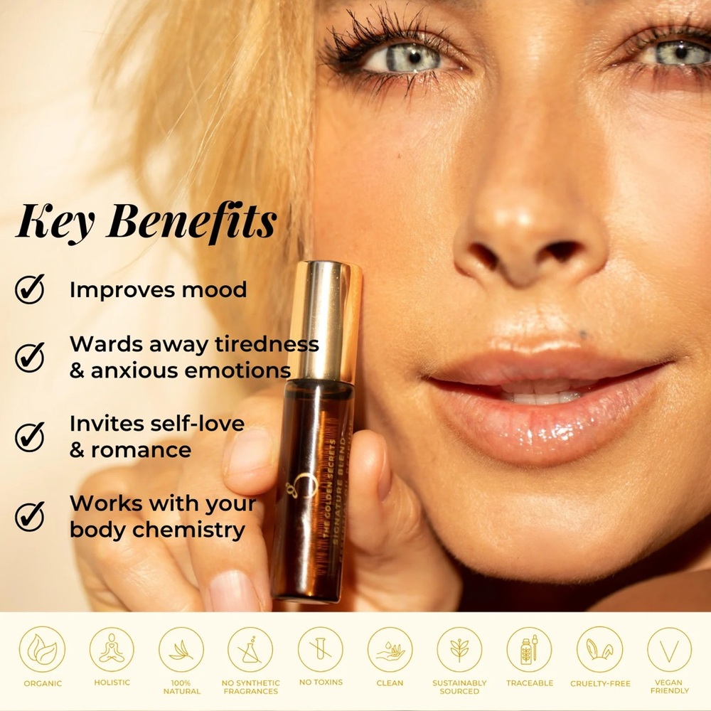 The Golden Secrets- Signature Blend Essential Oil Perfume 5ml - Picture 7 of 9